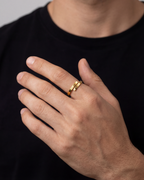 TRST Ring Premium 14k Gold Edelstahl