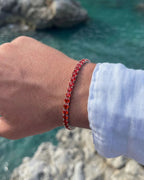 Purpurrotes Tennisarmband I 4MM 
