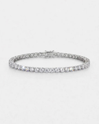 Tennis Bracelet | Quartz Silver