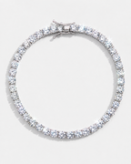 Tennis Bracelet | Quartz Silver