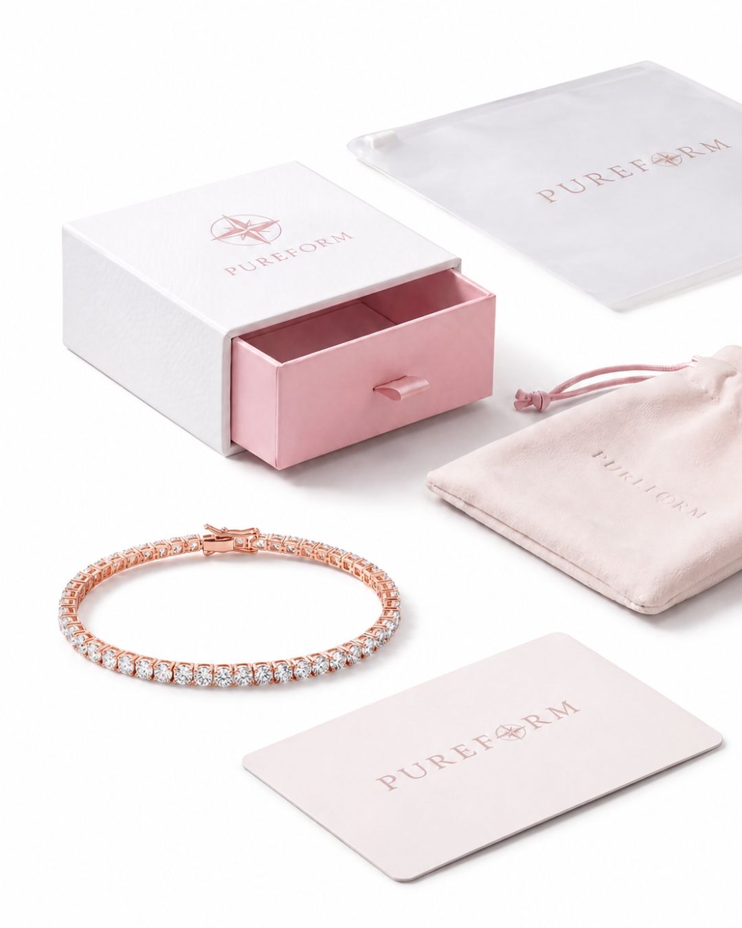 Mar Rosa Armband mit klaren Zirkonia