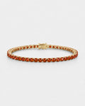 Tennis Bracelet | Ruby Red 14K Gold
