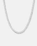 Quarz-Tennis-Halskette I 4MM 
