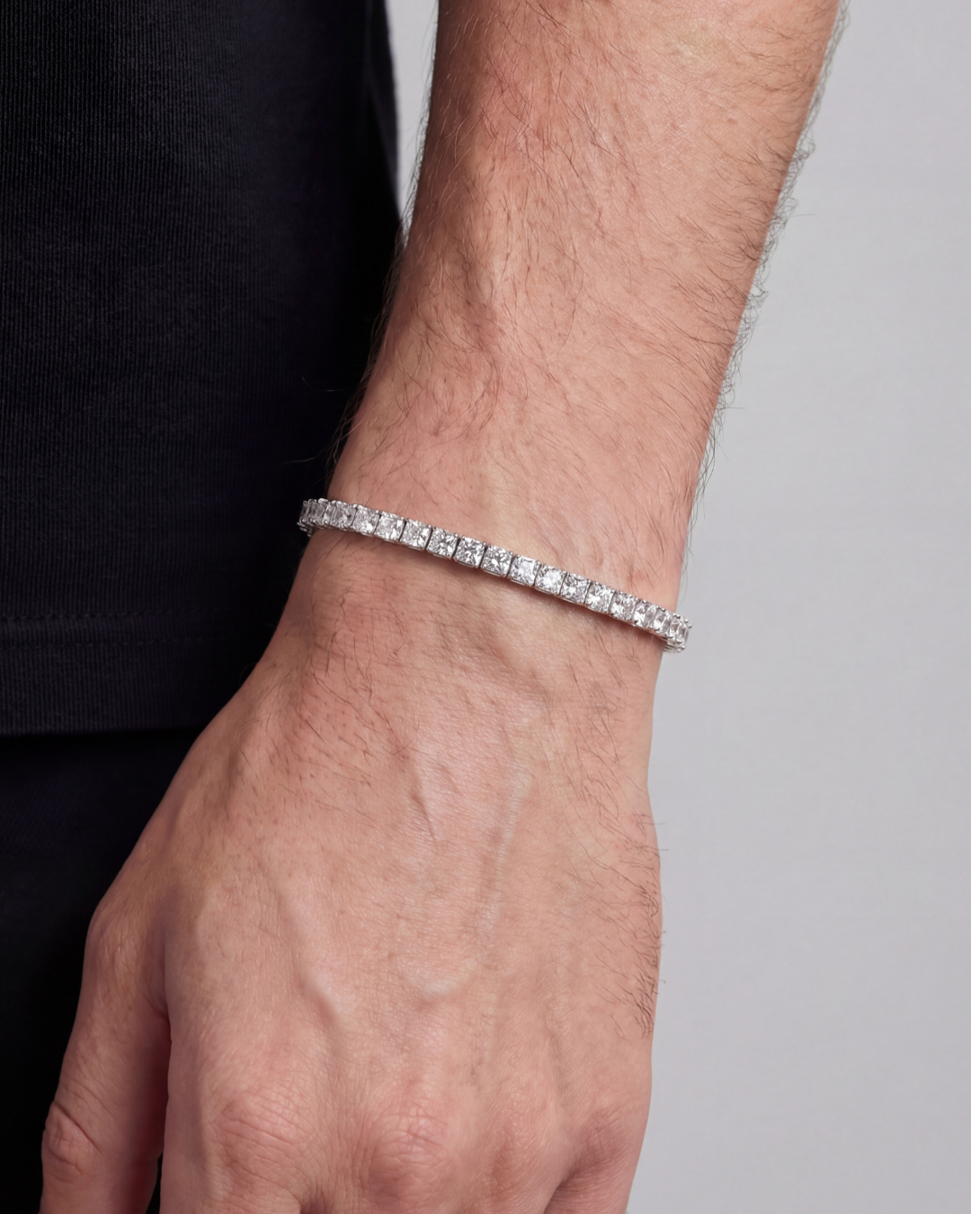 Titanium Steel Tennis Bracelet