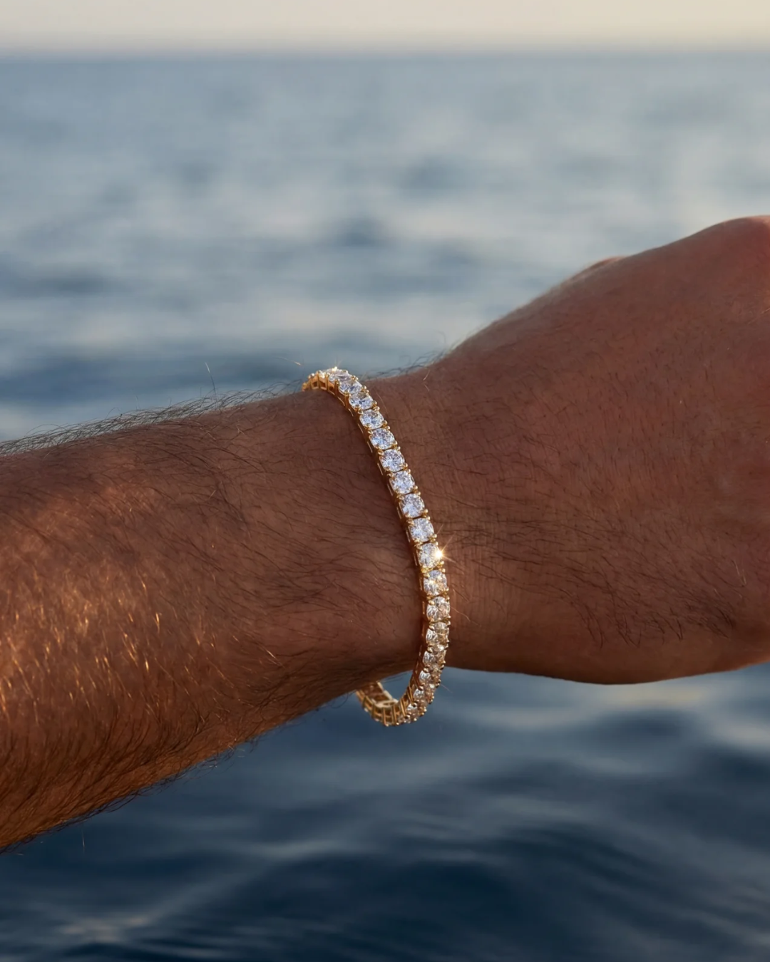 Titanium Steel Tennis Bracelet