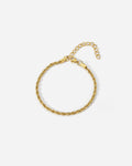 Tressé Acier Bracelet | 18K Gold Plated 3mm