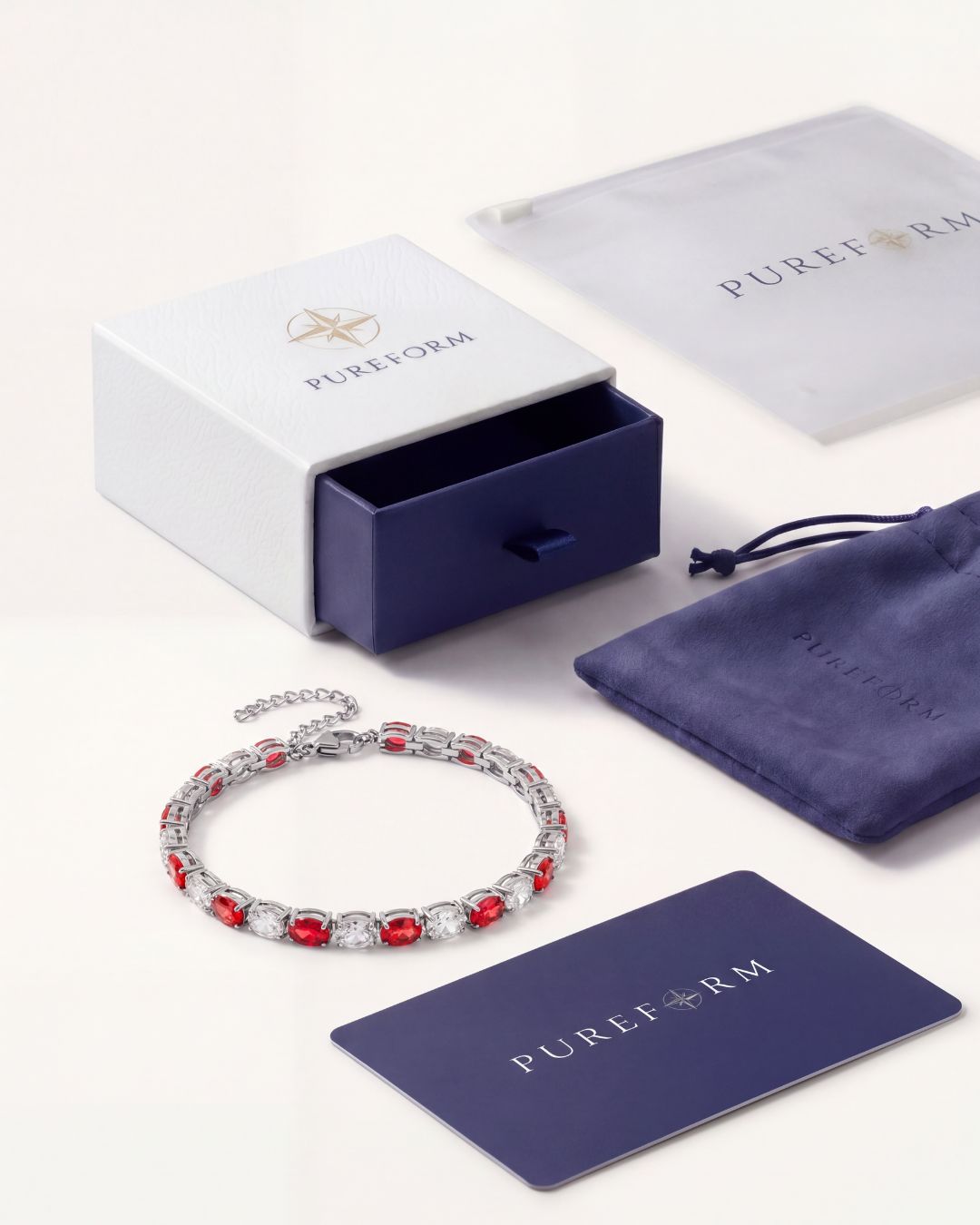 Zafiro Bracelet | Ruby Red