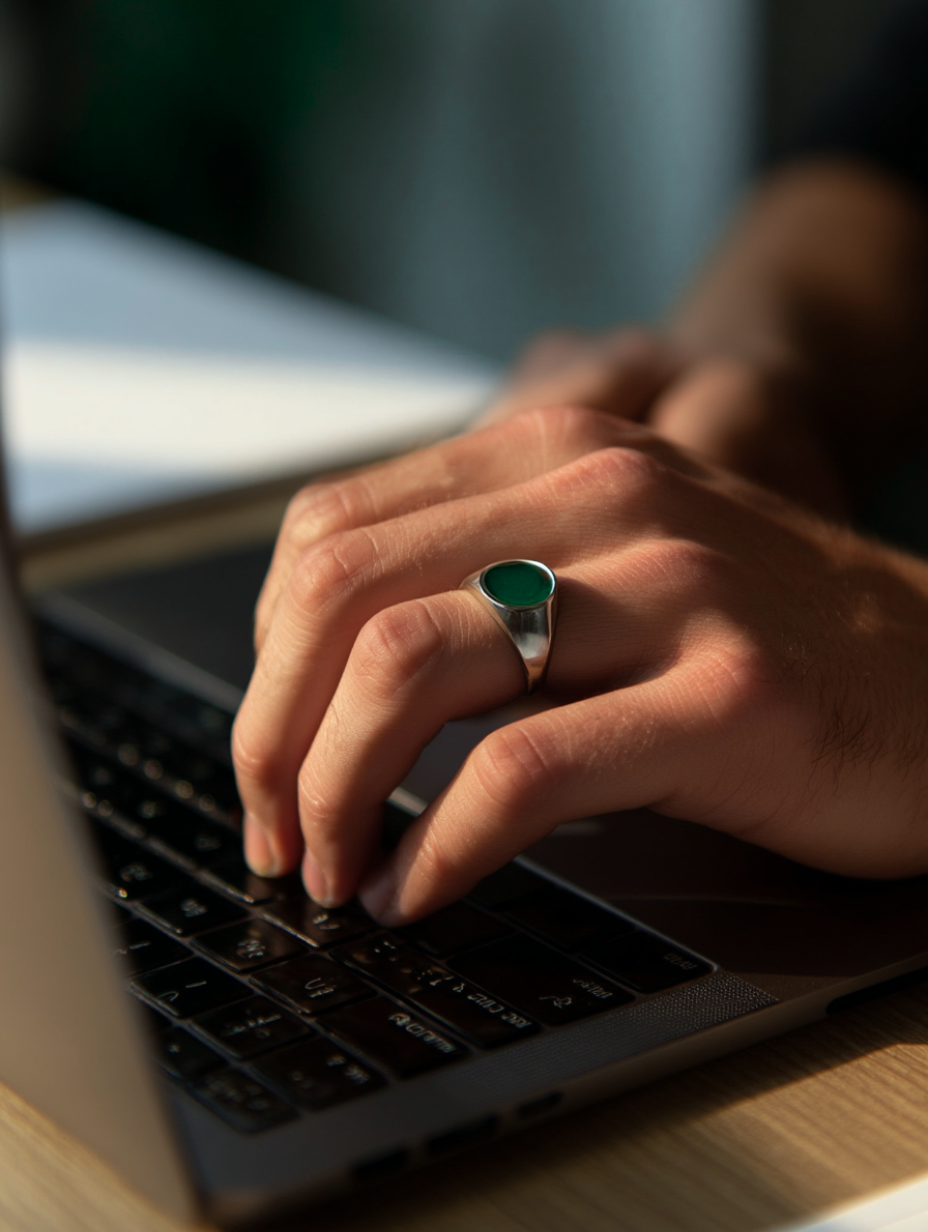 Nova Stone Signet Ring
