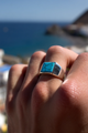 Calanque Stone Ring