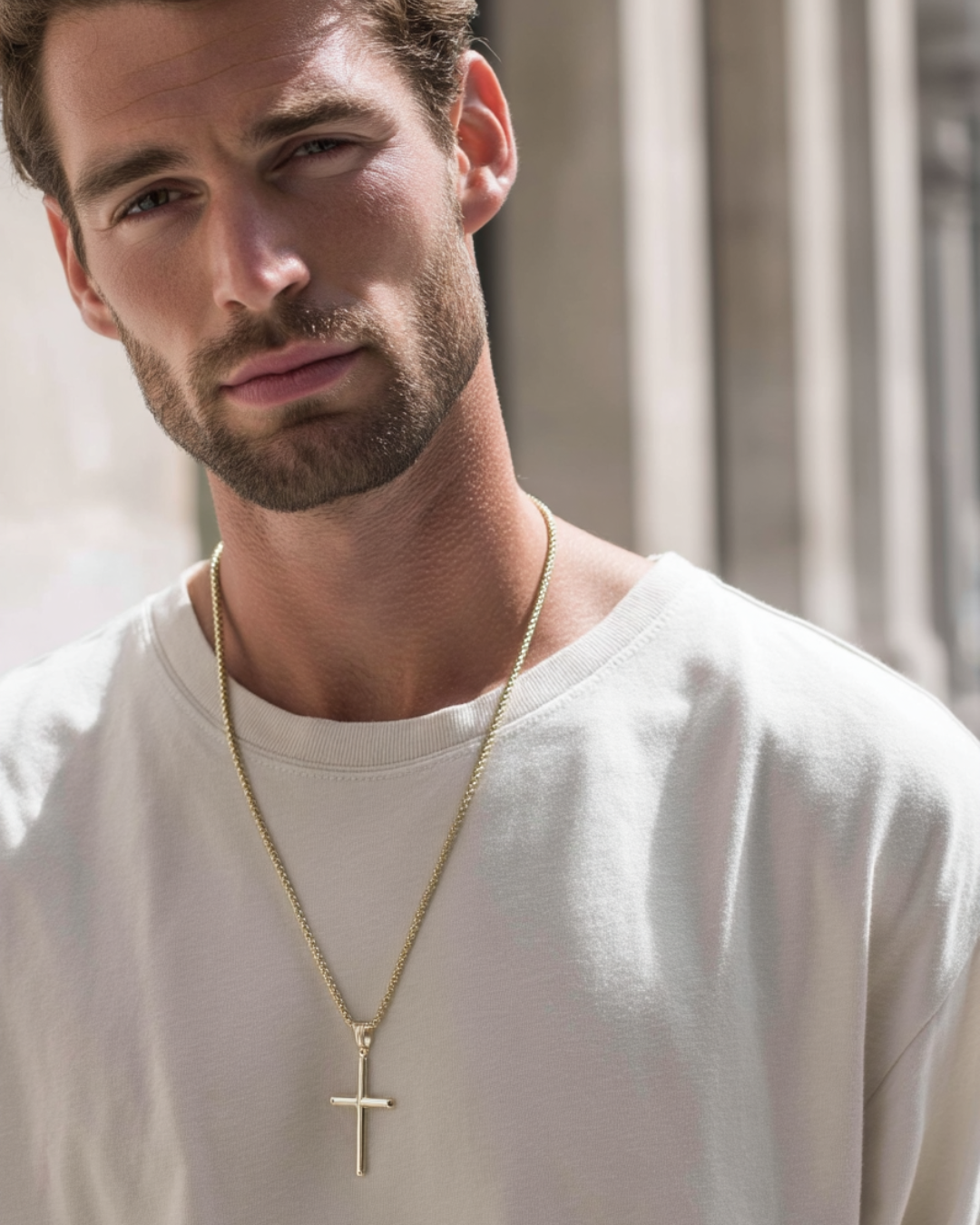 Christian Cross Necklace | Stainless steel