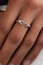 Creation Of Adam Ring I Silver