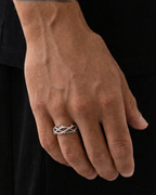 Crown Of Thorns Ring I Silver
