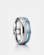 Duo Marée Ring | Blue Carbon