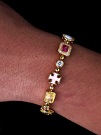 Edelsteinarmband I Gold
