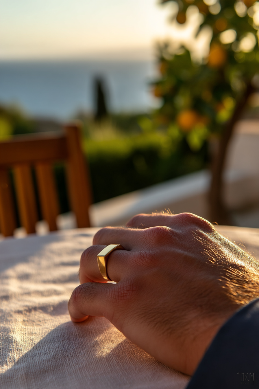 Ring Premium 14k Gold Stainless Steel