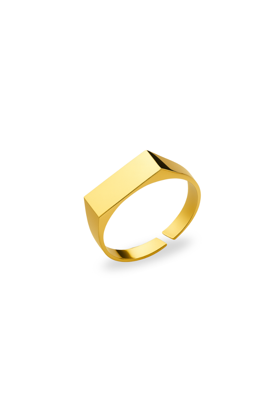 Ring Premium 14k Gold Stainless Steel