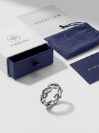 Crown Of Thorns Ring I Silver