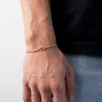 Infinity-Armband, Premium-Vergoldung (14 Karat)