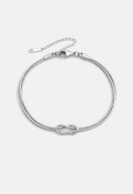 Infinity-Armband, platinionenplattiert