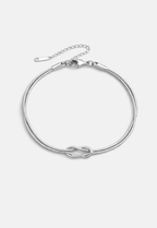 Infinity-Armband, platinionenplattiert