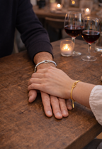 Infinity-Armband, platinionenplattiert