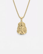 Jesus Piece Necklace | Gold