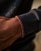 Mar Azul Armband, Purpurrot 