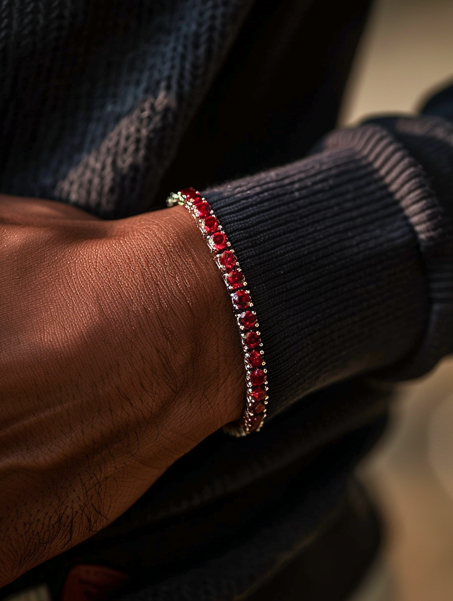 Bracelet Crimson red
