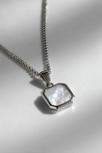 Necklace Premium Silver plated Stainless Steel