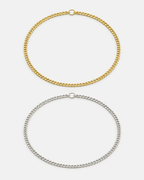 Permanent Bracelet Set Silver & Gold I Couple Set