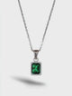 Necklace Emerald green