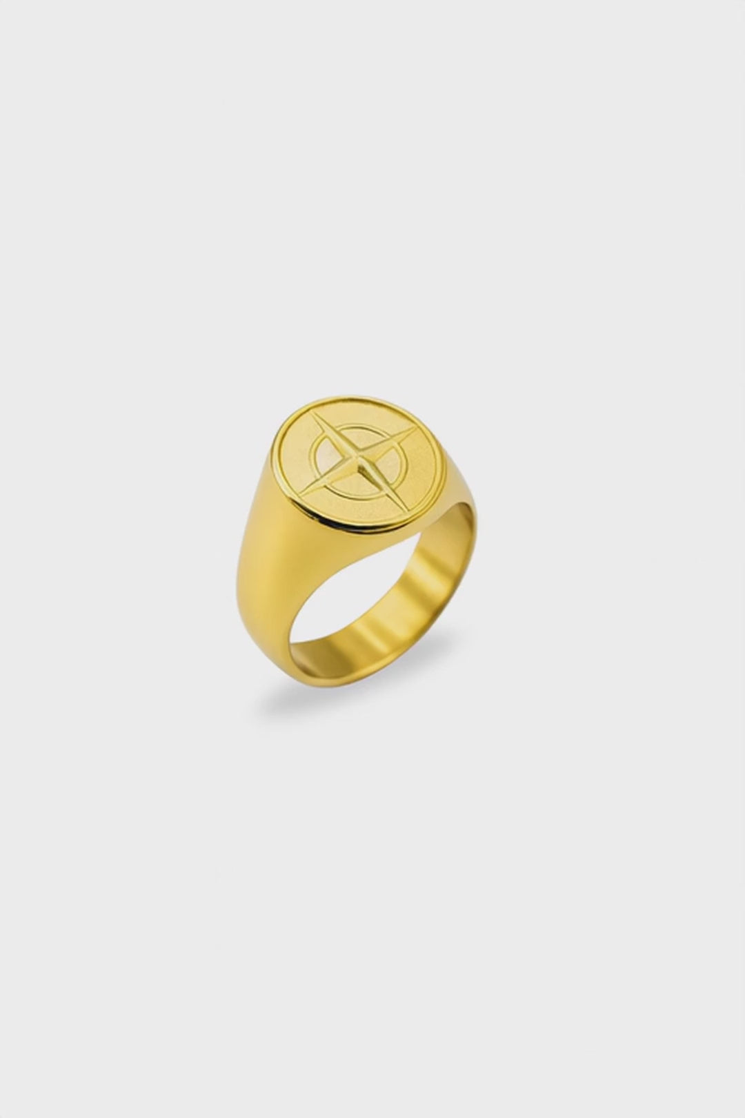Ring Premium 14k Gold Stainless Steel