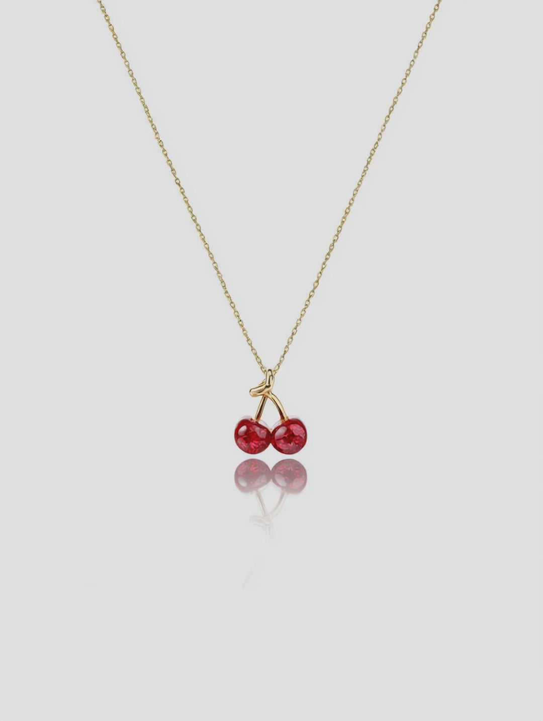 Cherry Pendant Necklace