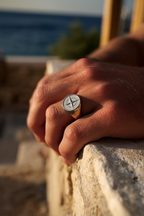 Ring Platinum Ion-Plated Stainless Steel