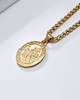 Saint Christopher Pendant Necklace I Gold