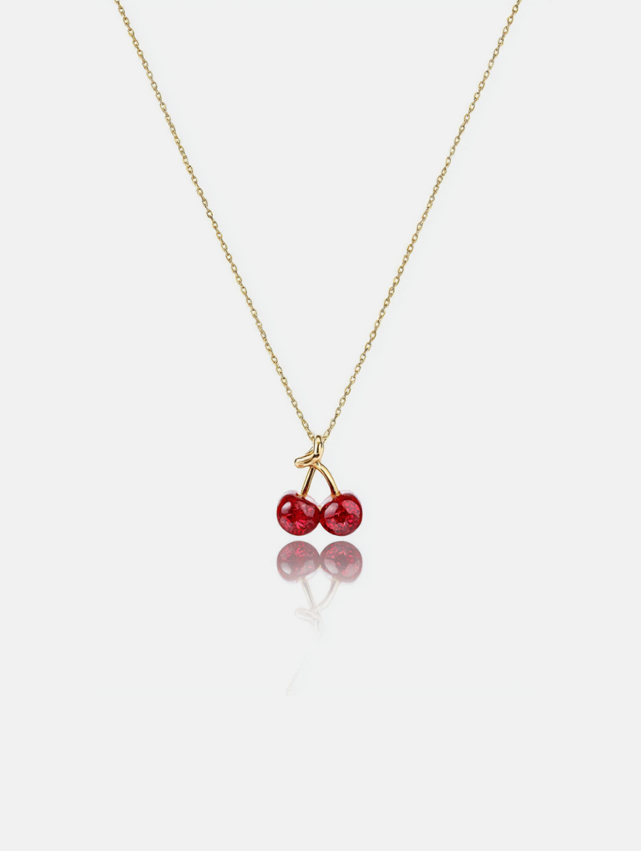 Cherry Pendant Necklace
