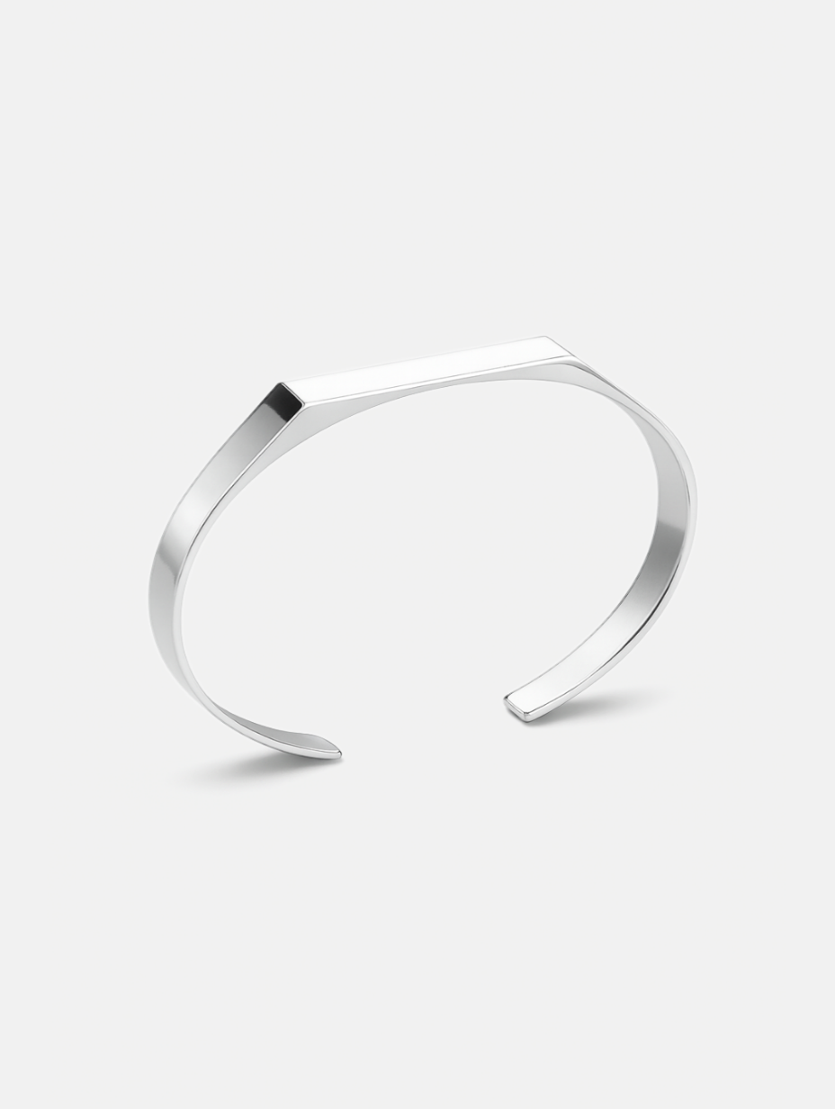 Bracelet Platinum Ion-Plated Stainless Steel