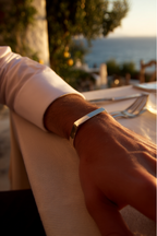 Bracelet Platinum Ion-Plated Stainless Steel