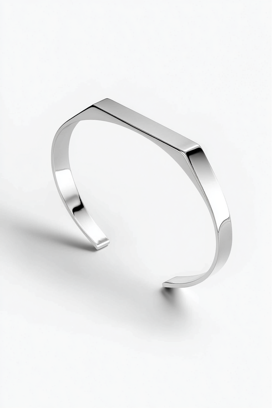 Bracelet Platinum Ion-Plated Stainless Steel
