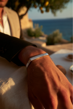 Bracelet Platinum Ion-Plated Stainless Steel