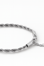 Bracelet Platinum Ion-Plated Stainless Steel