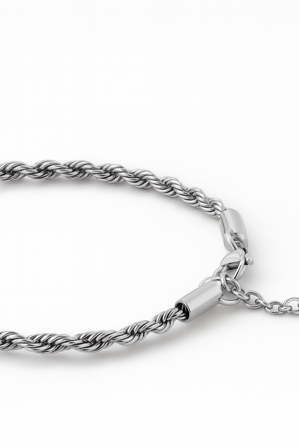 Bracelet Platinum Ion-Plated Stainless Steel