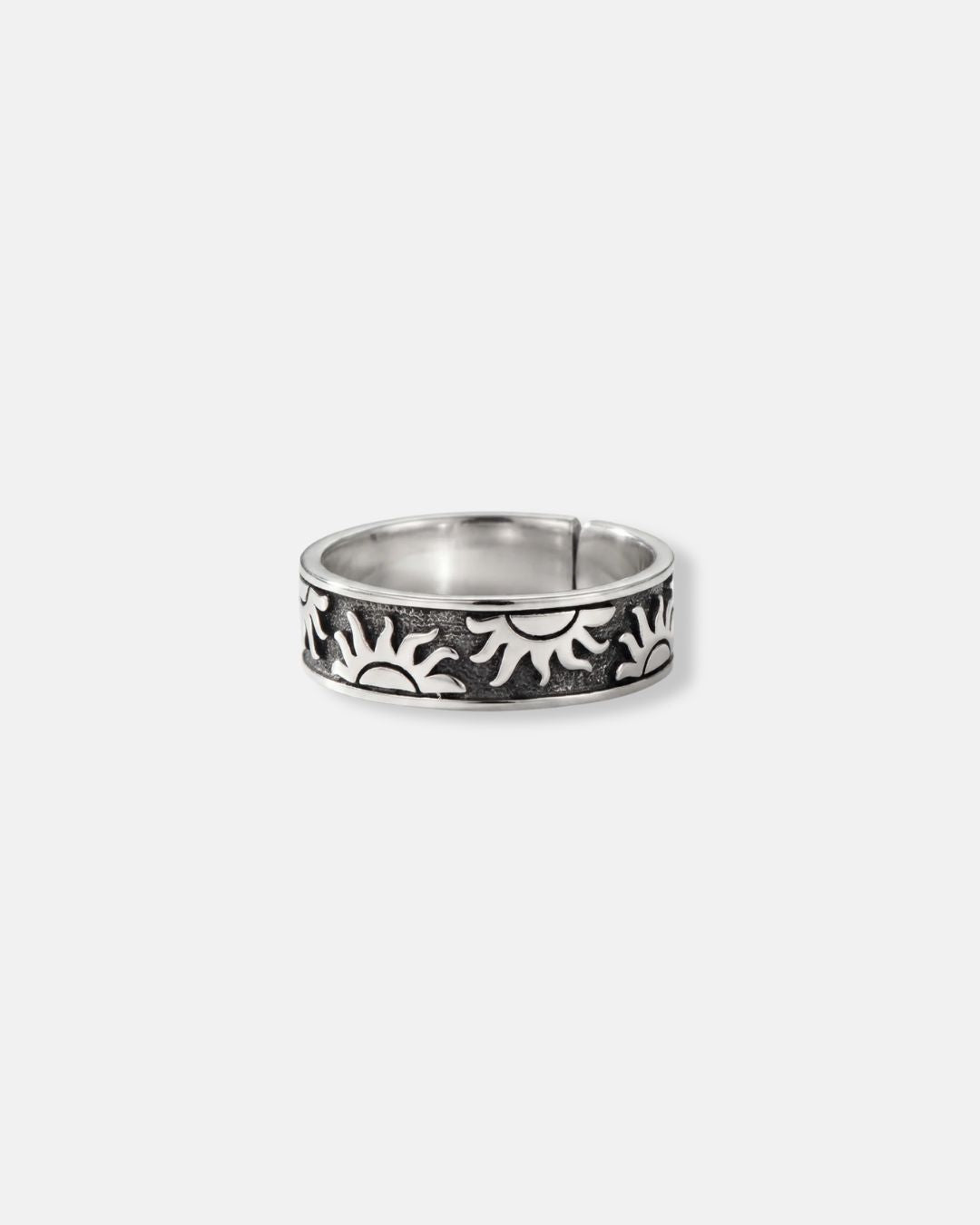 Sun Band Ring I Silver