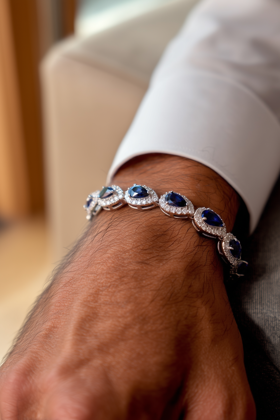 Bracelet Sapphire blue