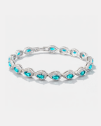 Tropfenförmiges Armband Türkis