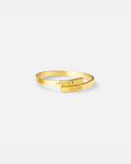 TRST Ring Premium 14k Gold Edelstahl