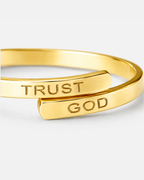 TRST Ring Premium 14k Gold Edelstahl