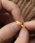 TRST Ring Premium 14k Gold Edelstahl