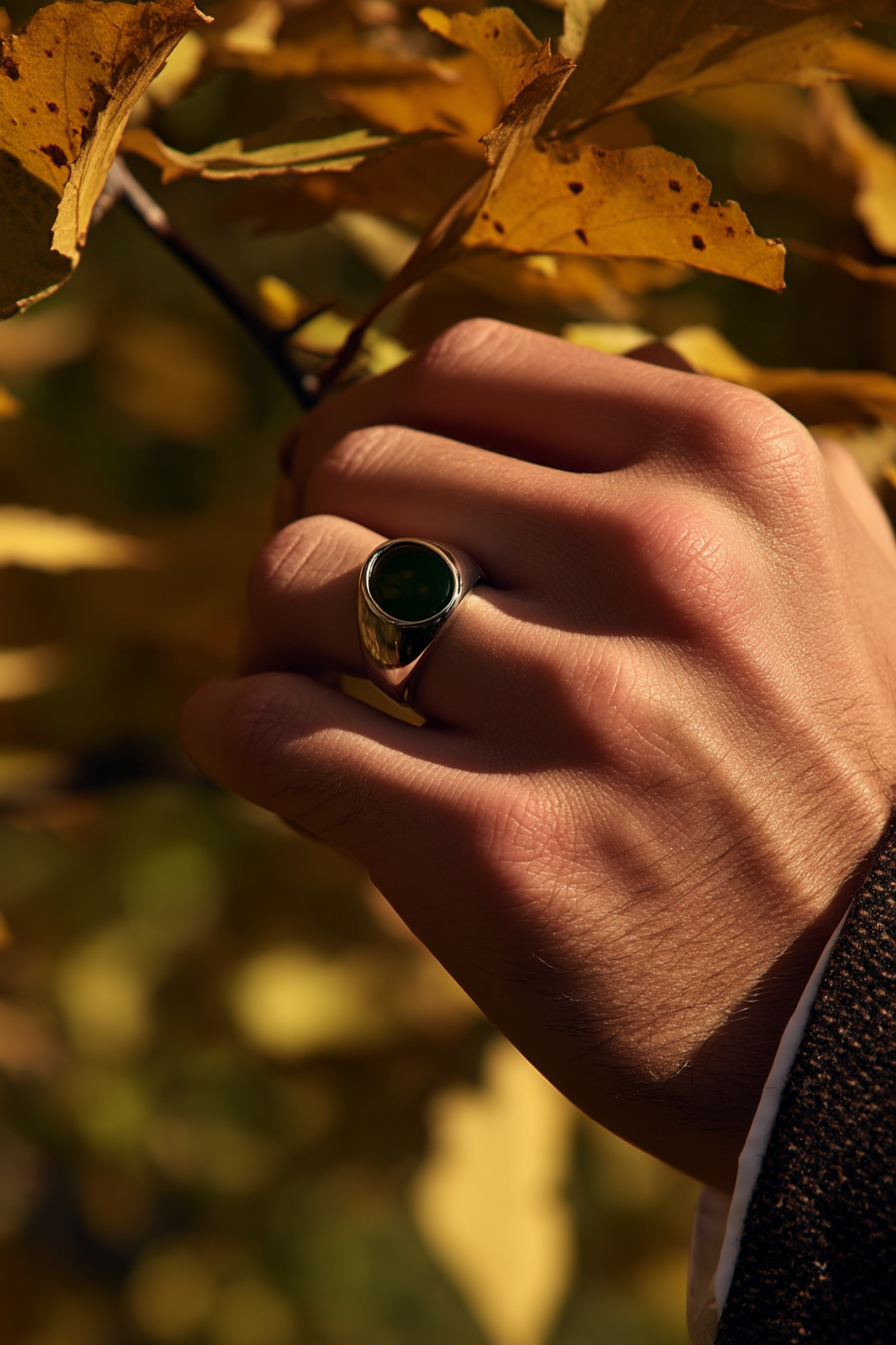 Nova Stone Signet Ring