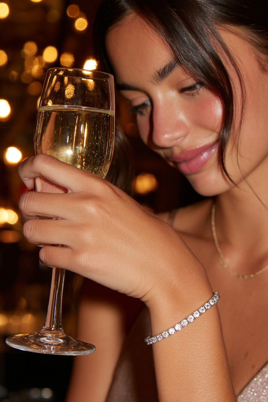 Bracelet Clear Zirconia